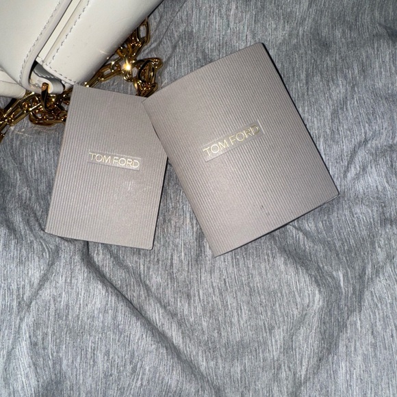 Tom Ford Bianca Calfskin Top Handle Bag - Chalk - Picture 8 of 8